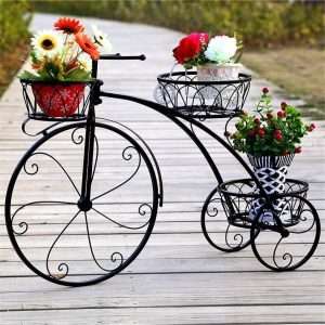 Bicycle Plant Iron Stand