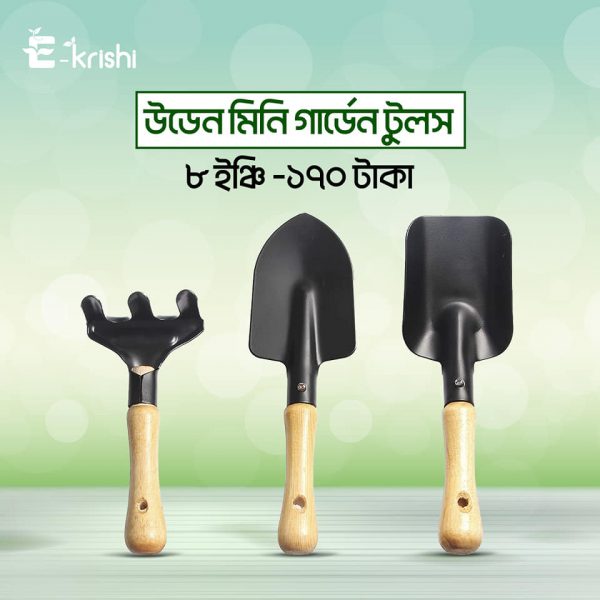 উডেন মিনি গার্ডেন টুলস