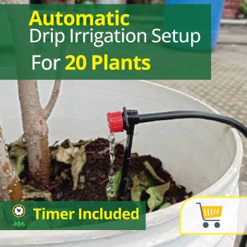 Automatic 20  plants drip irrigtion package ( Garden Timer)