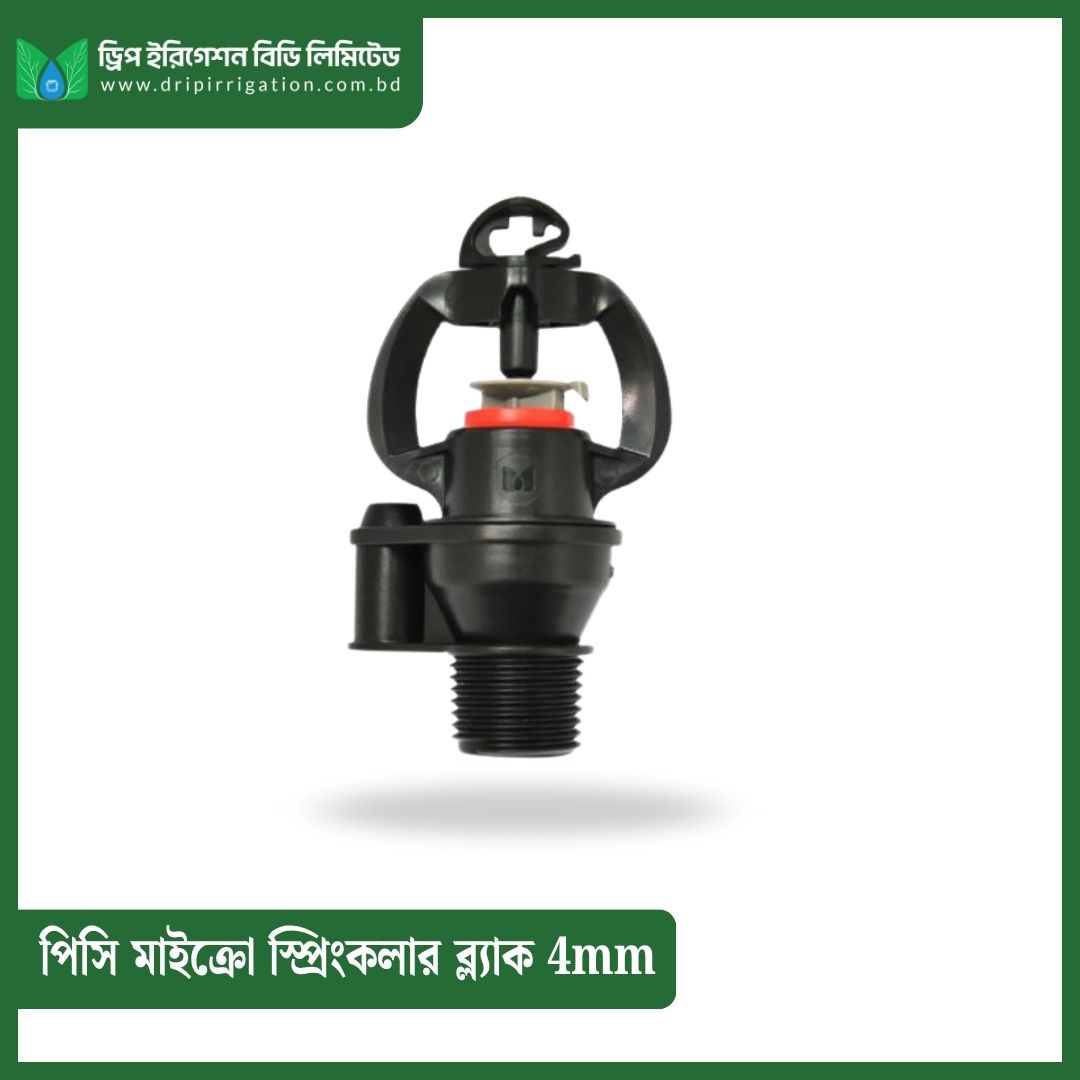 PC Micro Sprinkler Black 4mm
