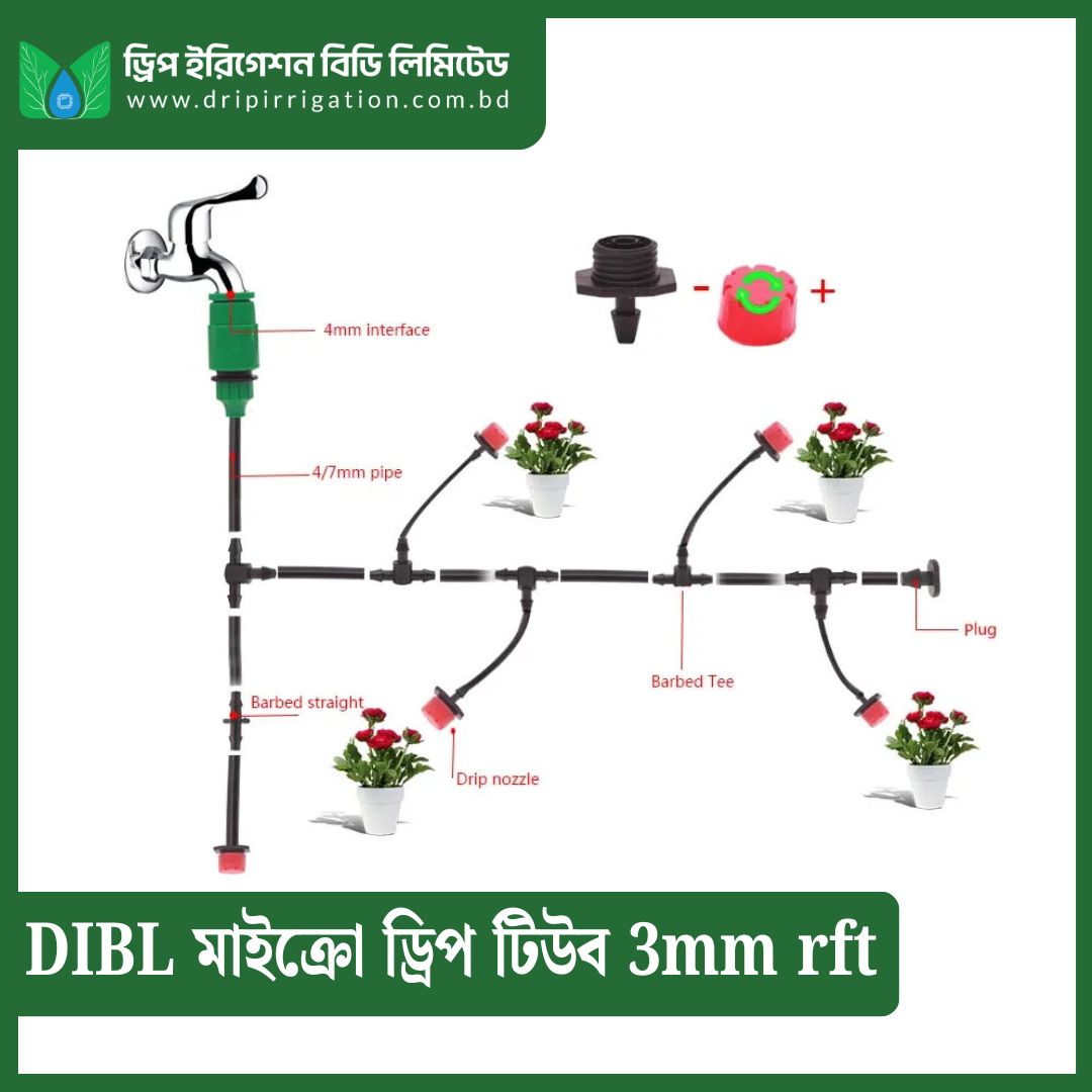 DIBL Micro Drip Tube 3mm rft - Image 2